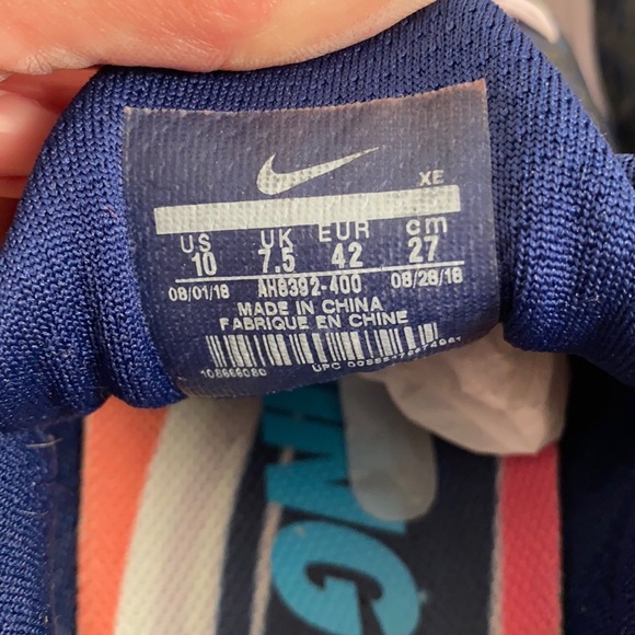 Nike navy blue AH8392-400 Air Pegasus Premium running sneakers size 10 - Picture 5 of 9